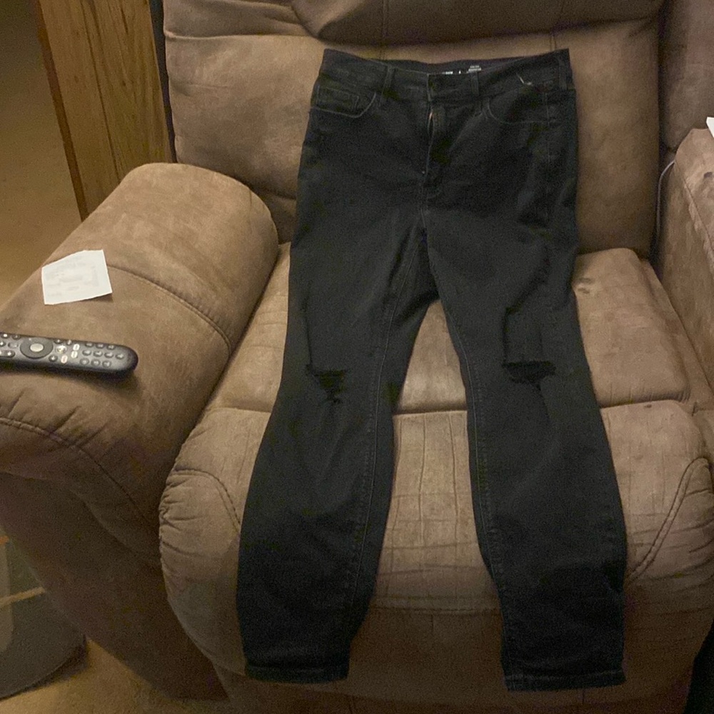 Old Navy Classic Black Jeans Distressed